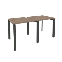 Рабочая станция на П-образном м/к ОНИКС О.МП-РС-2.0.7 Дуб Аризона/Антрацит / ONIX O.MP-RS-2.0.7