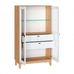 Сервант Бари ЛД 698.040.000 Дуб Золотой Белый