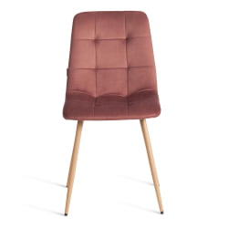 Мягкий стул CHILLY (mod. JSC-220) Велюр/металл , 44,5х52,5х88 см, Coral (коралловый) HLR44 / натуральный