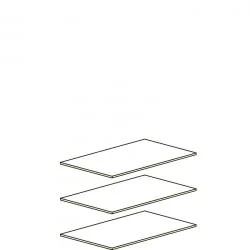 Полка к модулю 614 Инна (М) 614  Денвер темный