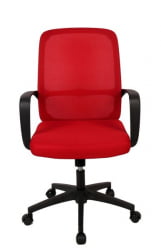 Операторское кресло Everprof Bamboo Сетка Красный
