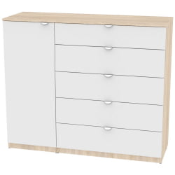 Комод Калисто(K40)1147х1352х468ручкаторцеваяTR-2(ДСС-Белый)