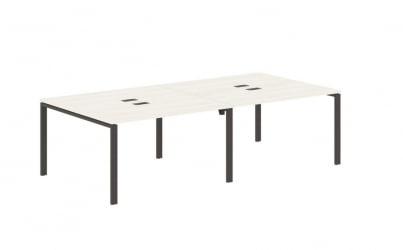 Бенч-система 4-местная EDIS EUWST 2713 Ясень Траун Мокко