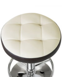 Табурет барный ДОБРИН БРУНО (кремово-коричневый) 2 шт / DOBRIN BRUNO