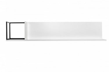 Полка в гостиную City большая белый