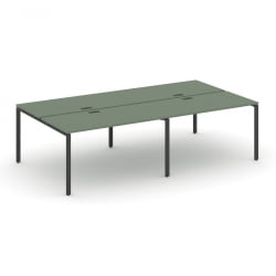 Рабочая станция двухсторонняя на 4 места CONCEPT CN.DRS-007 Кобо Антрацит