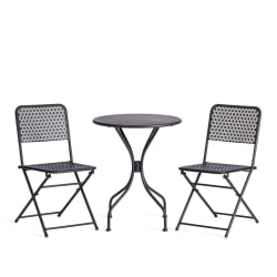 Стол для дачи Secret De Maison Villa стальной сплав, D59х70см, черный