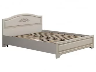 Кровать 1400 комфорт Белла  модуль 08 белый/джелато софт