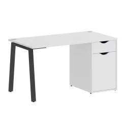 Стол письменный HOME OFFICE VR.SP-3-138.1.A Белый/Антрацит металл