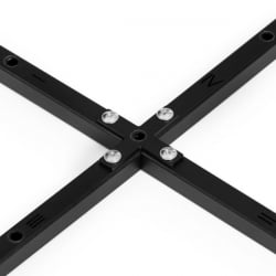 Стул La Rousse NEW, флок , серый/черный, 29, 45x55x93 см