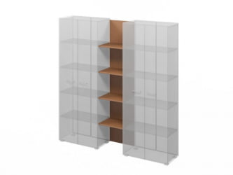 Стеллаж промежуточный LEMO L-642 Карамель нюд