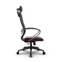 Кресло офисное МЕТТА Комплект 35, Основание 17834 Комплект 4 Коричневое