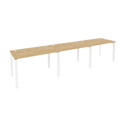 Рабочая станция на П-образном м/к ONIX O.MP-RS-3.2.7 Тиквуд Светлый/Белый