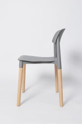 Стул со спинкой ОС-40 Темно-серый