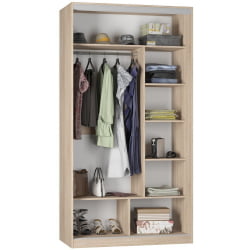 Шкаф-купе венге B-220х120х60-2(Венге-ДМ-D7D7)