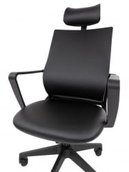 Кресло руководителя Chairman 545 экокожа Черный