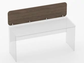 Экран разделительный прямой Glassy 5.14.16 Дуб Верцаска