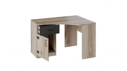 Детский стол Окланд ТД-324.15.03 Фон Черный/Дуб Делано