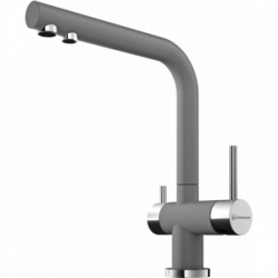 Смеситель Omoikiri Nagano-Pl Латунь/Гранит/Платина