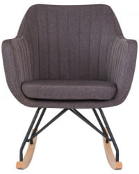 Кресло DOBRIN KIARA (серая ткань (LAR-106D-26)) 2 шт