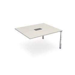 Стол системы БЭНЧ, переговорный, конечный GLOSS LINE НСПК-О.926 Ivory