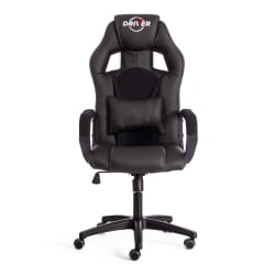 Кресло DRIVER (22) кож/зам/ткань, черный/черный , 36-6/TW-11