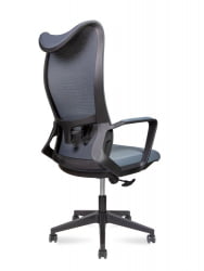 Кресло офисное WAVE AM3-H(BLACK) Серый