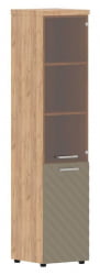 Шкаф колонка комбинированная с топом (левый) Torr LUX TLHC 42.2 L Дуб Бофорд Капучино