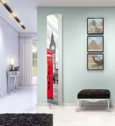 Шкаф с зеркалом Lupo Art Белый