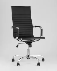 Кресло руководителя ТопЧаирс Ситй Черное / TopChairs City