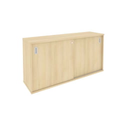 Шкаф-купе приставной Metal System Б.ШК-1 Акация/Серый