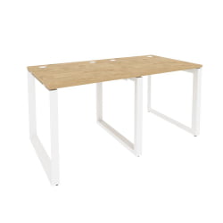 Рабочая станция на О-образном м/к ONIX O.MO-RS-2.0.8 Тиквуд Светлый/Белый