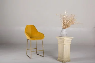 Стул полубарный Kent (ПБ) Браун/Линк Золото