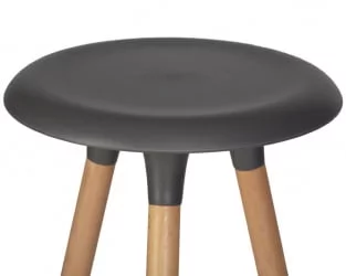 Табурет барный DOBRIN ROYCE Темно-серый GR-04