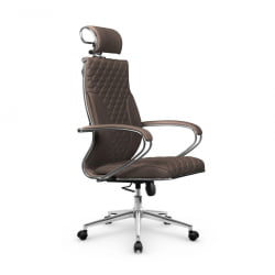 Кресло руководителя Metta L 2c 44C/K116 Infinity Easy Clean (MPES) Комплект 9 Светло-коричневое