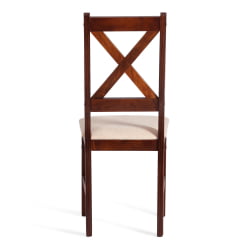 Стул CROSSMAN (комплект) NEW, Многослойный березовый шпон, 41х40x100 см, cappuchino/велюр бежевый