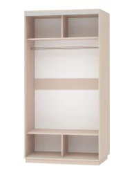 Шкаф-купе белый лдсп Экспресс Хит Элемент 1200x2200h Белый снег