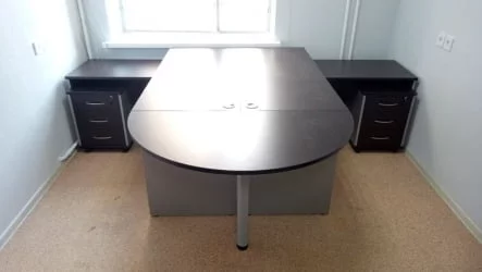 Стол для персонала ПС-1 Венге/металлик