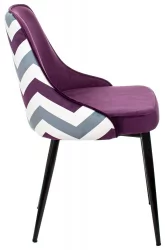 Стул для кухни Бюрократ KF-5 зигзаг VIOLET