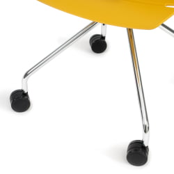 Стул офисный HANSEN (mod. 606-1) Оранжевый/хром