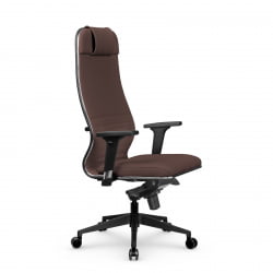 Кресло руководителя Metta L 1m 38К2/2D Infinity Easy Clean (MPES) Комплект 4 Темно-коричневое