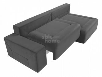 Диван Кельн угловой правый  (2800*1450*780) Серый, 105076