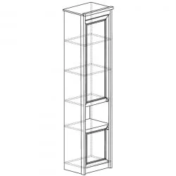 Шкаф многоцелевой Флоренция 643 Дуб Гарвард