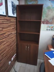 Шкаф офисный Альфа 62.40 орех «Пегас»