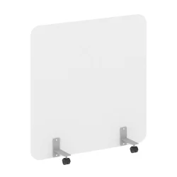 Перегородка на металлических опорах, на роликах R-line DP.R-120-120 Белый Бриллиант