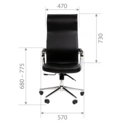 Кресло руководителя Чаирман 702 ЭКО Черный / Chairman
