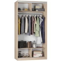 Шкаф-купе B-220х120х60-3(ВД-D7D7)