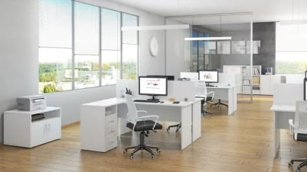 Тумба приставная TRD29630404 Белая