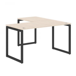 Угловой компьютерный стол XTEN-Q XQCT 1415 L Бук Тиара Антрацит