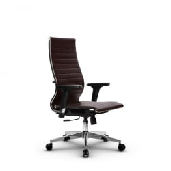 Кресло офисное МЕТТА Комплект 10/2D, Основание 17834 Комплект 3 Коричневое